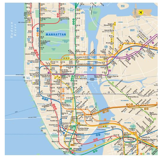 NYC map